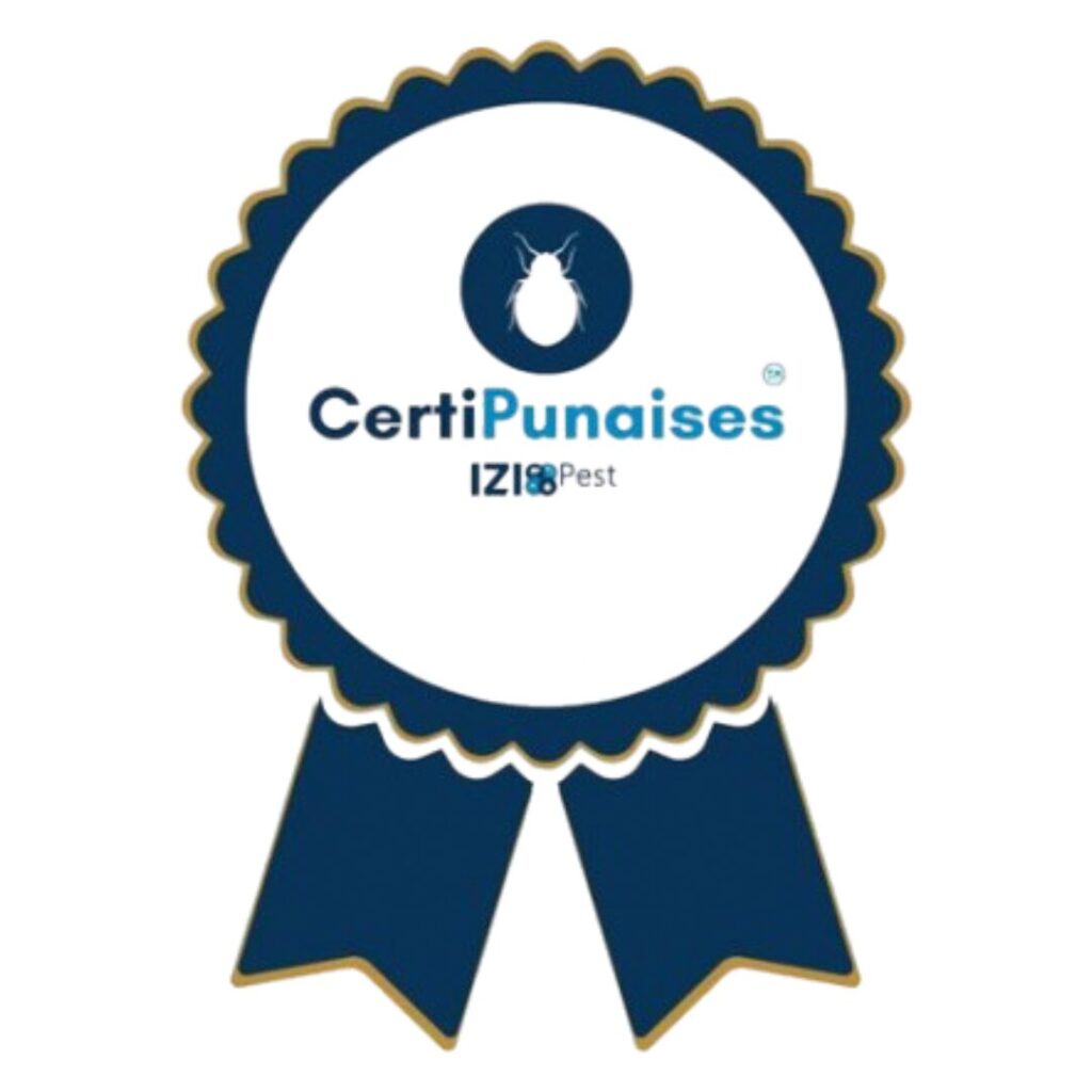 agrément certificat punaise certipunaise izipest